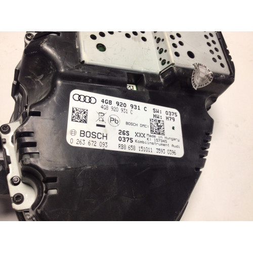 Audi A6 A7 Kilometre Saati Gösterge Paneli 4G8920931C