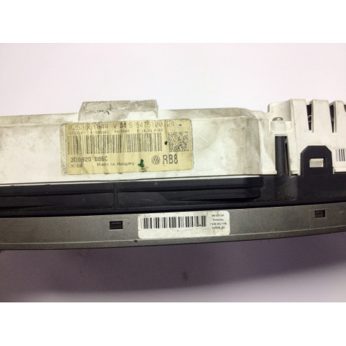 Volkswagen Kilometre Saati Gösterge Paneli 3D0920886C