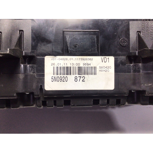 Z Volkswagen Tiguan Kilometre Saati Gösterge Paneli 5N0920872