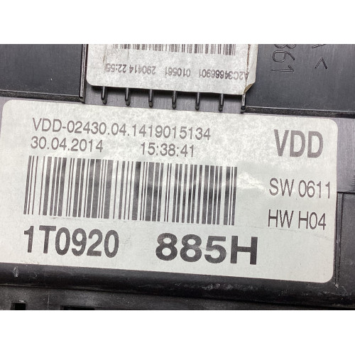 Volkswagen Touran Kilometre Saati Gösterge Paneli 1T0920885H