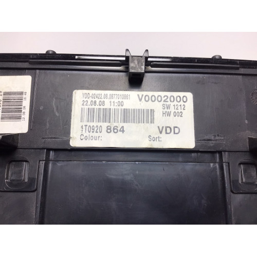 Z Volkswagen Touran Kilometre Saati Gösterge Paneli 1T0920864