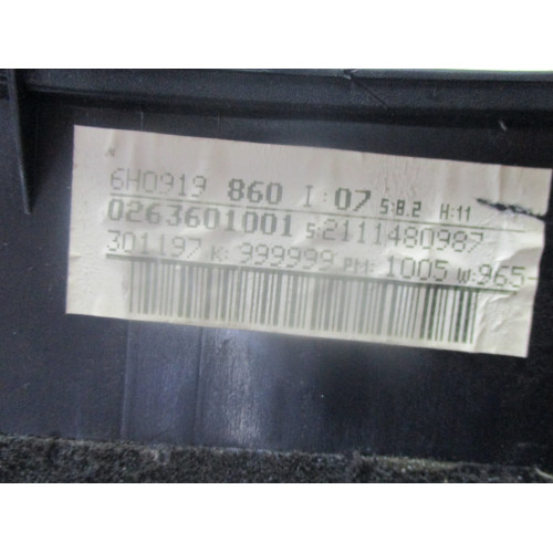 Volkswagen Polo Kilometre Saati Gösterge Paneli 6H0919860 0263601001