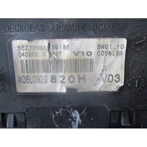  Seat Ibiza Dizel Kilometre Saati Gösterge Paneli W06L0920820H
