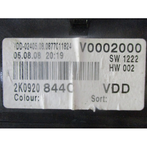 Volkswagen Caddy Kilometre Saati Gösterge Paneli 2K0920844C