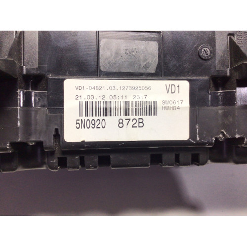 Z Volkswagen Tiguan Kilometre Saati Gösterge Paneli 5N0920872B