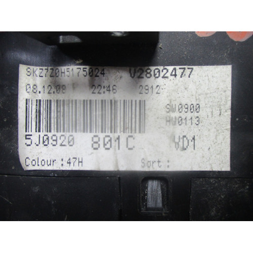Skoda Fabia 1.4 TDİ Kilometre Saati Gösterge Paneli 5J0920801C