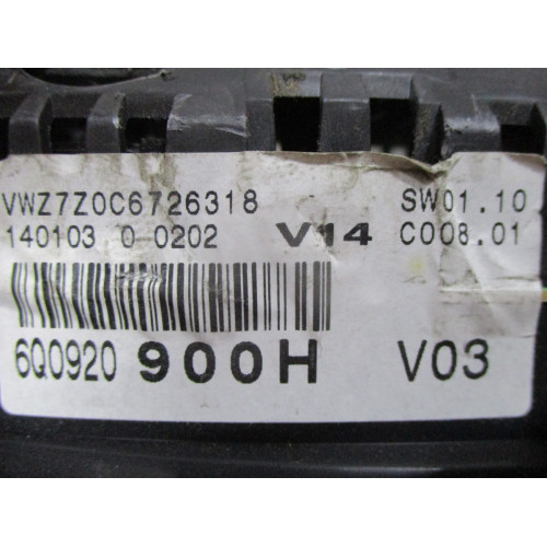 Volkswagen Polo Dizel Kilometre Saati Gösterge Paneli 6Q0920900H