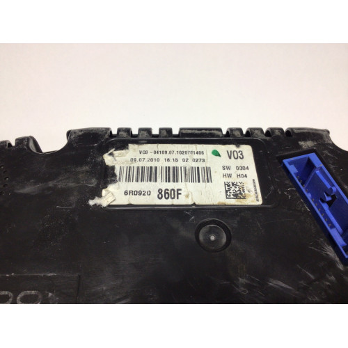 Z Volkswagen Polo Kilometre Saati Gösterge Paneli 6R0920860F
