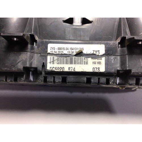 z Volkswagen Jetta 6 Kilometre Saati Gösterge Paneli 5C6920874