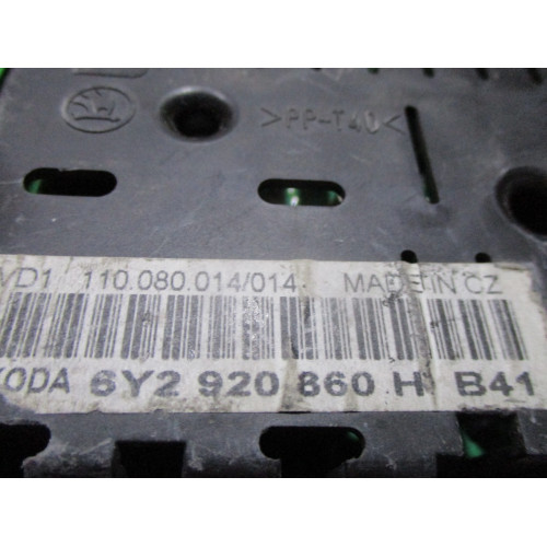 Skoda Fabia Dizel Kilometre Saati Gösterge Paneli 6Y2920860H