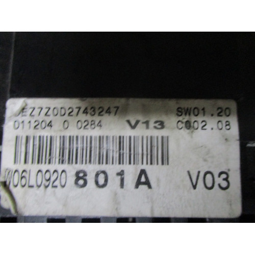 Seat İbiza 3 Benzinli Kilometre Saati Gösterge Paneli 06L920801A