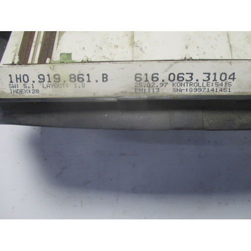 Volkswagen Golf 3 Kilometre Saati Gösterge Paneli 1H0919861B