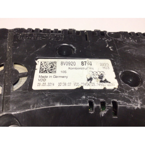 Audi A3 TSI Kilometre Saati Gösterge Paneli 8V0920870J