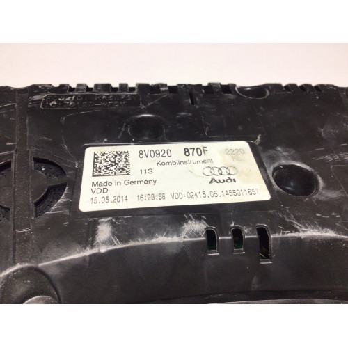 Audi A3 TFSI Kilometre Saati Gösterge Paneli 8V0920870F