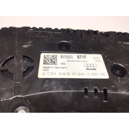Audi A3 1.4 TFSI Kilometre Saati Gösterge Paneli 8V0920871F