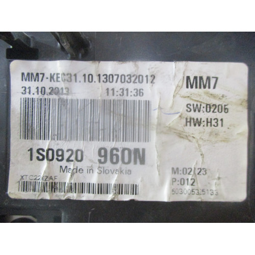Volkswagen Up Kilometre Saati Gösterge Paneli 1S0920960N 