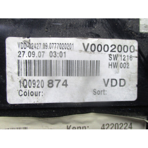 Volkswagen Eos 1Q Kilometre Saati Gösterge Paneli 1Q0920874