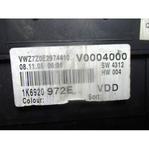 Volkswagen Jetta Kilometre Saati Gösterge Paneli 1K6920972E