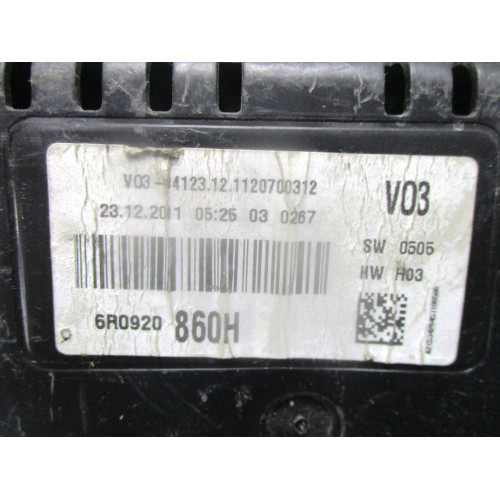 Volkswagen Polo 6R Kilometre Saati Gösterge Paneli 6R0920860H