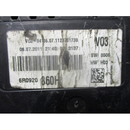 Volkswagen Polo 6R Kilometre Saati Gösterge Paneli 6R0920860H