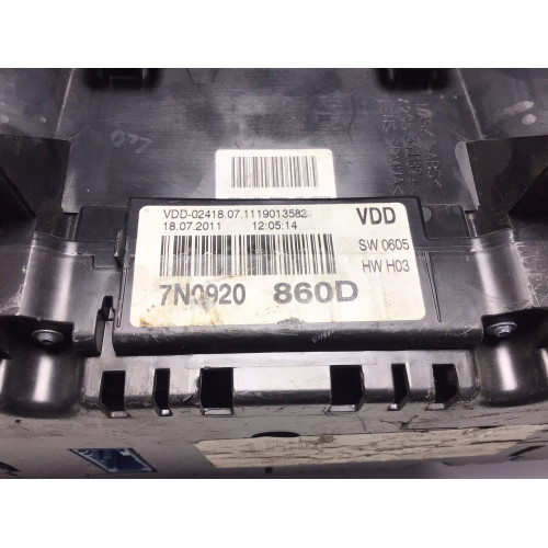 Volkswagen Sharan Scirocco Kilometre Saati Gösterge Paneli 7N0920860D