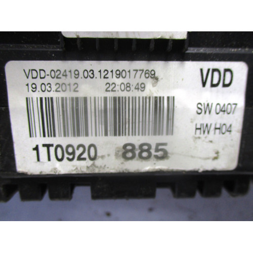 Volkswagen Touran Kilometre Saati Gösterge Paneli 1T0920885