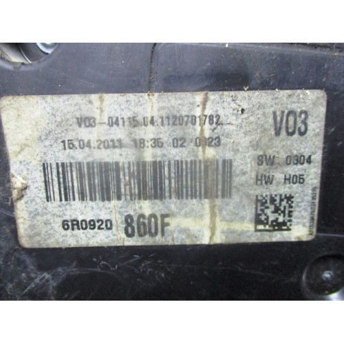 Volkswagen Polo Kilometre Saati Gösterge Paneli 6R0920860F