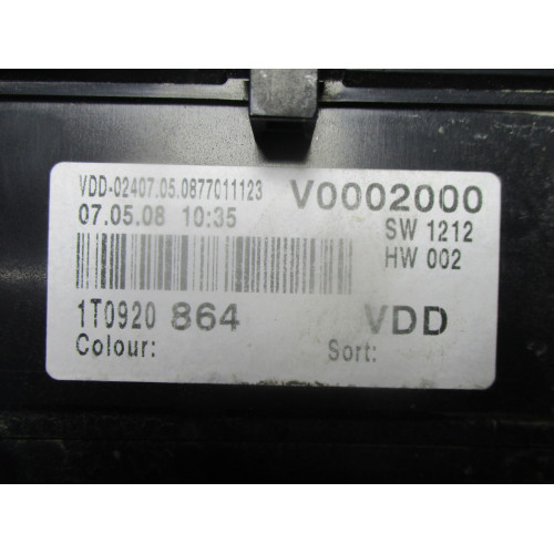 Volkswagen Touran Kilometre Saati Gösterge Paneli 1T0920864
