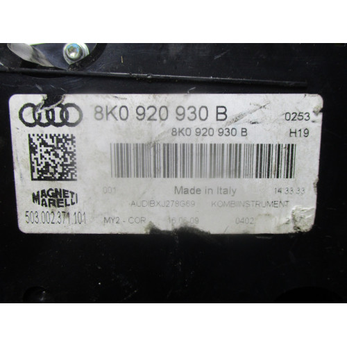 Audi A4 Kilometre Saati Gösterge Paneli 8K0920930B