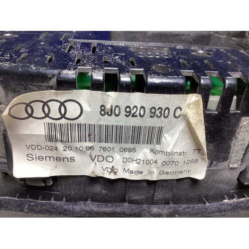 Audi TT Kilometre Saati Gösterge Paneli 8J0920930C