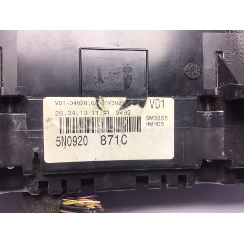 Volkswagen Tiguan Kilometre Saati Gösterge Paneli 5N0920871C