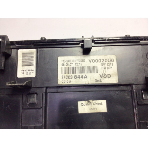 Volkswagen Caddy Kilometre Saati Gösterge Paneli 2K0920844A