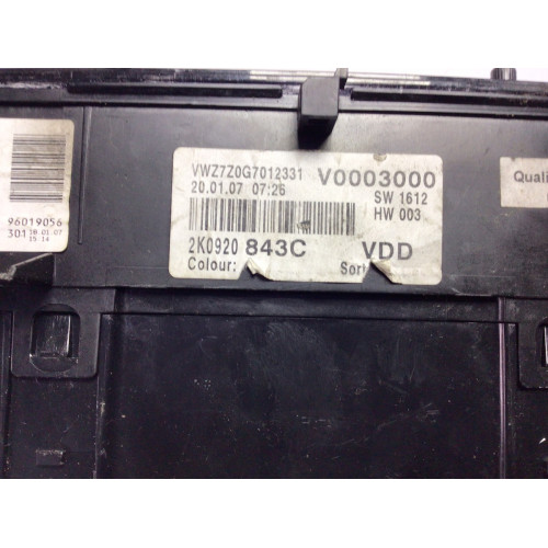 Volkswagen Caddy Kilometre Saati Gösterge Paneli 2K0920843C
