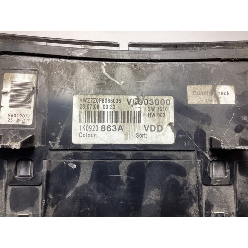 Volkswagen Golf 5 Kilometre Saati Gösterge Paneli 1K0920863A