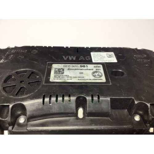 Skoda Octavia 2 TDI Kilometre Saati Gösterge Paneli 5E0920981