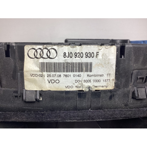 Audi TT Kilometre Saati Gösterge Paneli 8J0920930F
