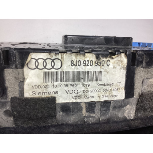 Audi TT Kilometre Saati Gösterge Paneli 8J0920930C