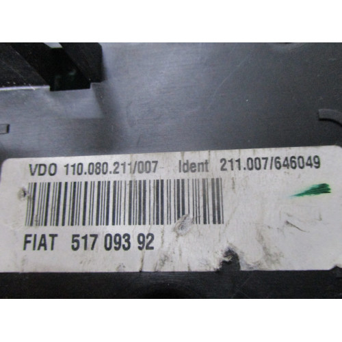 Fiat Lancia Ypsilon Benzinli Kilometre Saati Gösterge Paneli 51709392