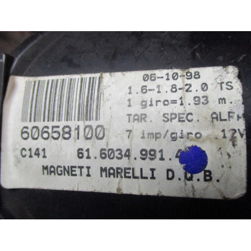 Alfa Romeo 156 Kilometre Saati Gösterge Paneli 61.6034.991.4