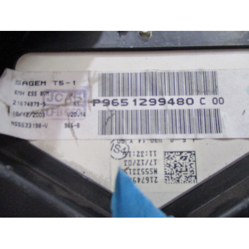 Peugeot 307 Benzinli Kilometre Saati Gösterge Paneli P9651299480C