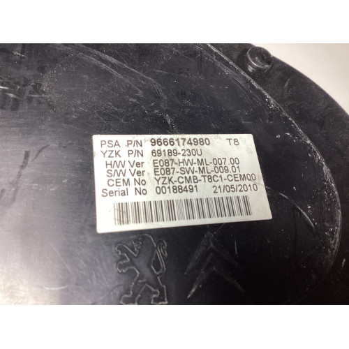 Peugeot 3008 5008 2.0 HDI Kilometre Saati Gösterge Paneli 9666174980 69189-230U
