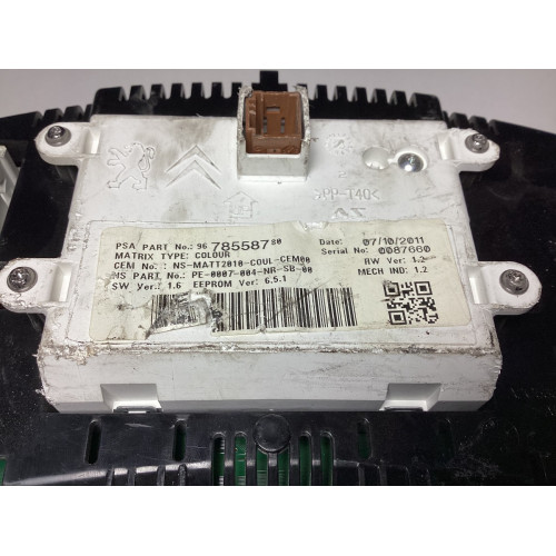 Citroen C4 Kilometre Saati Gösterge Paneli 9678558780