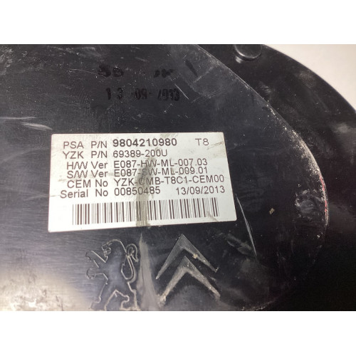 Peugeot 3008 5008 1.6 HDI Kilometre Saati Gösterge Paneli 9804210980 69389-200U