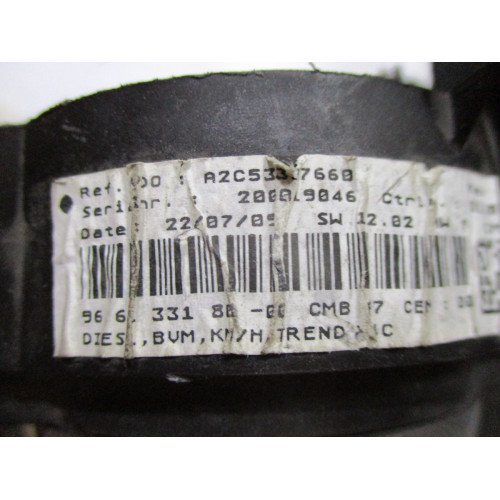 Peugeot 207 Dizel Kilometre Saati Gösterge Paneli 9666133180