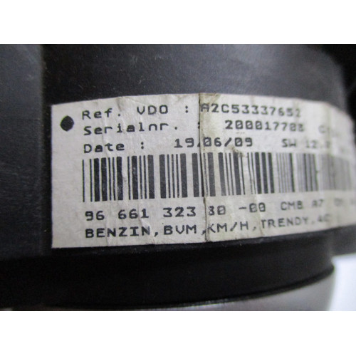 Peugeot 206 Benzinli Kilometre Saati Gösterge Paneli 9665783180