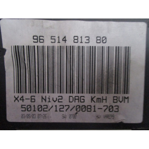 Citroen C5 Benzinli Kilometre Saati Gösterge Paneli 9651481380