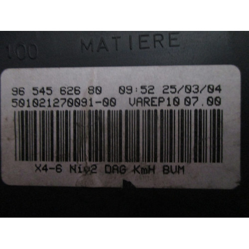 Citroen C5 Benzinli Kilometre Saati Gösterge Paneli 9654562680