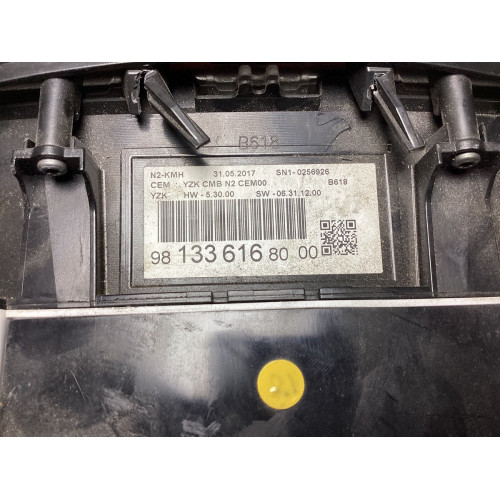 Citroen C3 1.2 Kilometre Saati Gösterge Paneli 981336168000