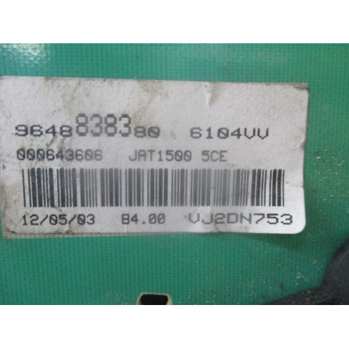 Peugeot 206 Kilometre Saati Gösterge Paneli 9648838380