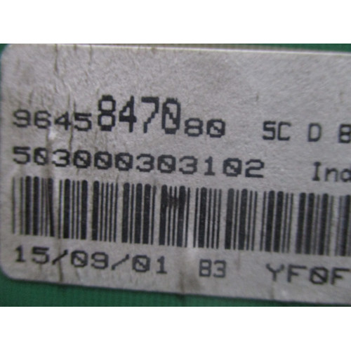 Peugeot 206 Dizel Kilometre Saati Gösterge Paneli 9645847080